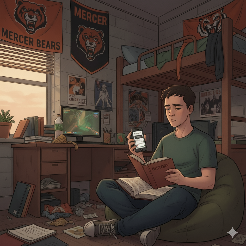 Panel 3: Leo tapping the notification